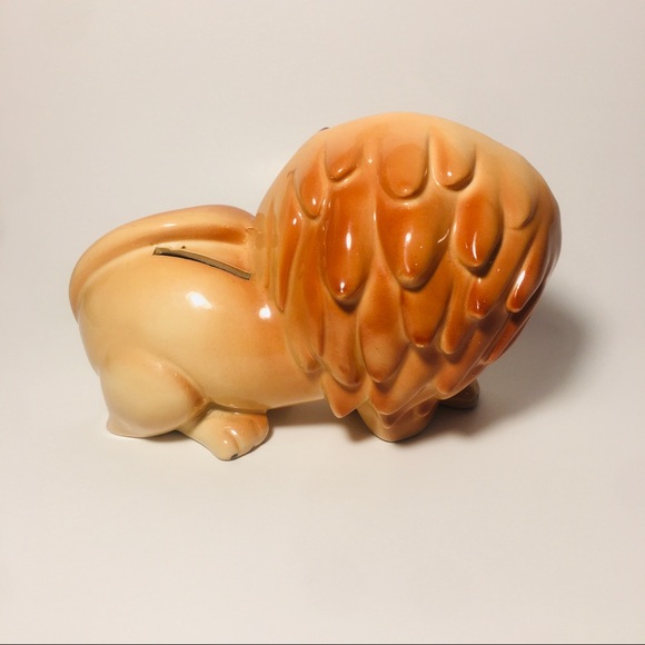 Vintage Anthropomorphic Norcrest Lion Coin Bank - Picture 3 of 6